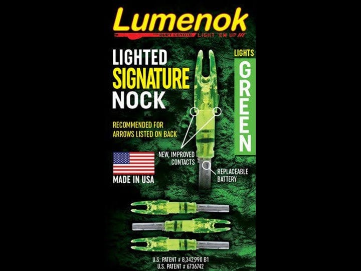 lumenok-signature-lighted-nock-3-pack-green-1