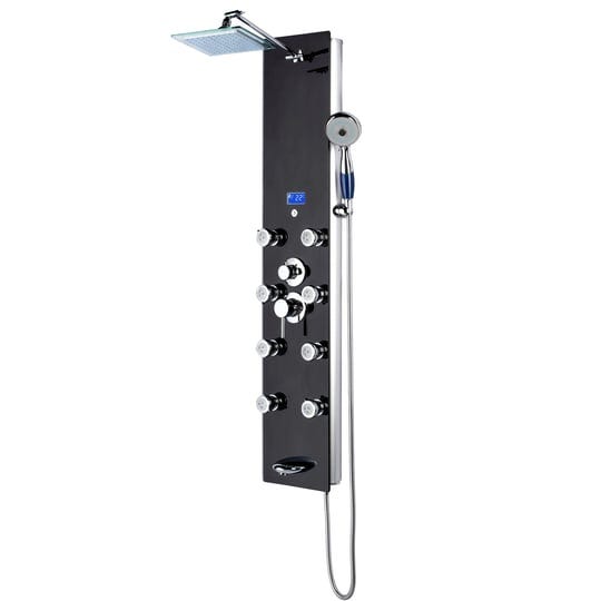 blue-ocean-52-inch-aluminum-shower-panel-tower-with-rainfall-shower-head-1