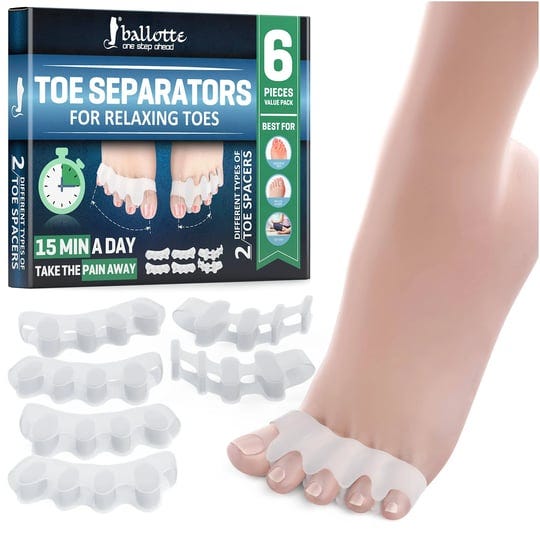ballotte-premium-toe-spacers-white-6-pack-toe-separators-for-feet-toe-spreader-foot-stretcher-big-to-1