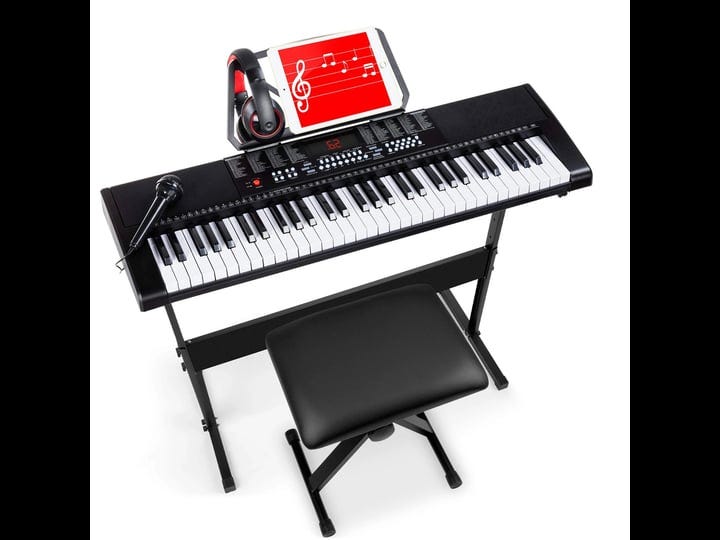 best-choice-products-61-key-beginner-electronic-keyboard-piano-set-1