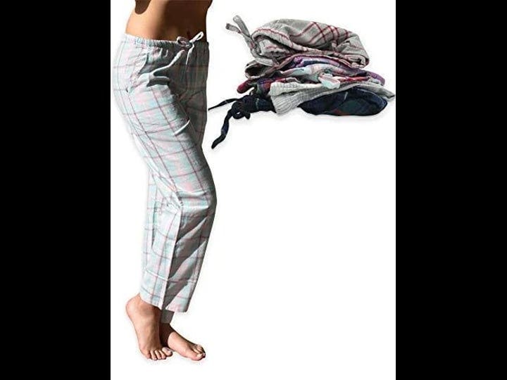 sexy-basics-3-pack-womens-cotton-flannel-drawstring-lounge-pants-with-pockets-size-large-1