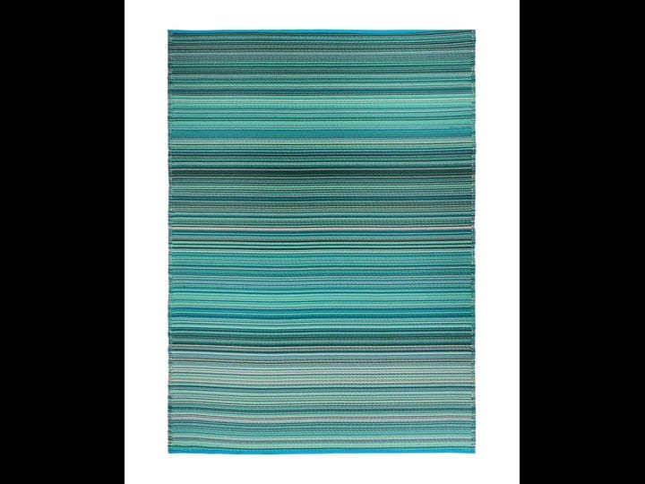 world-rug-gallery-contemporary-stripe-reversible-plastic-outdoor-rugs-blue-3x5-1