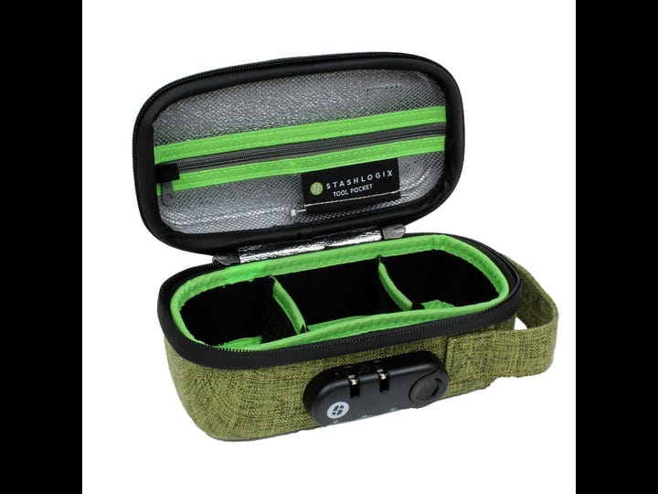 stashlogix-smell-control-bag-with-combination-lock-smell-free-storage-bag-the-silverton-small-green-1
