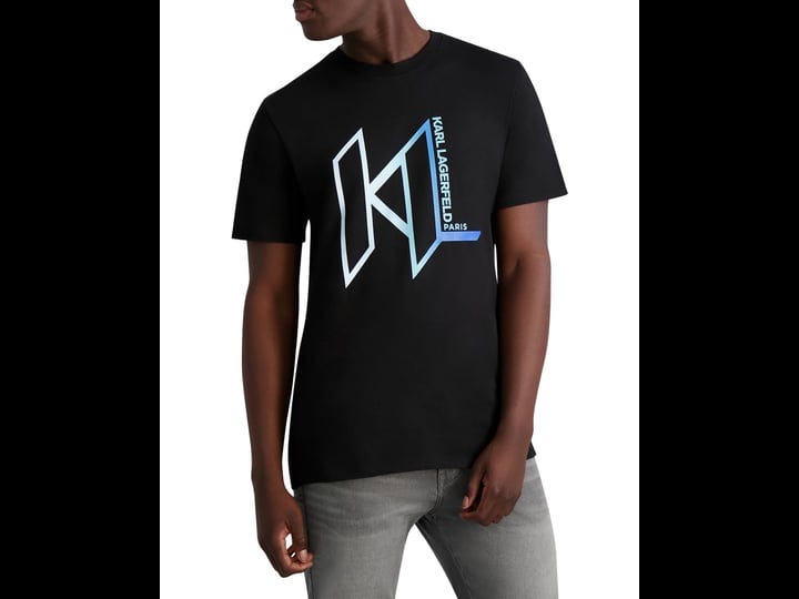 karl-lagerfeld-paris-mens-cotton-kl-monogram-logo-graphic-tee-black-size-medium-1