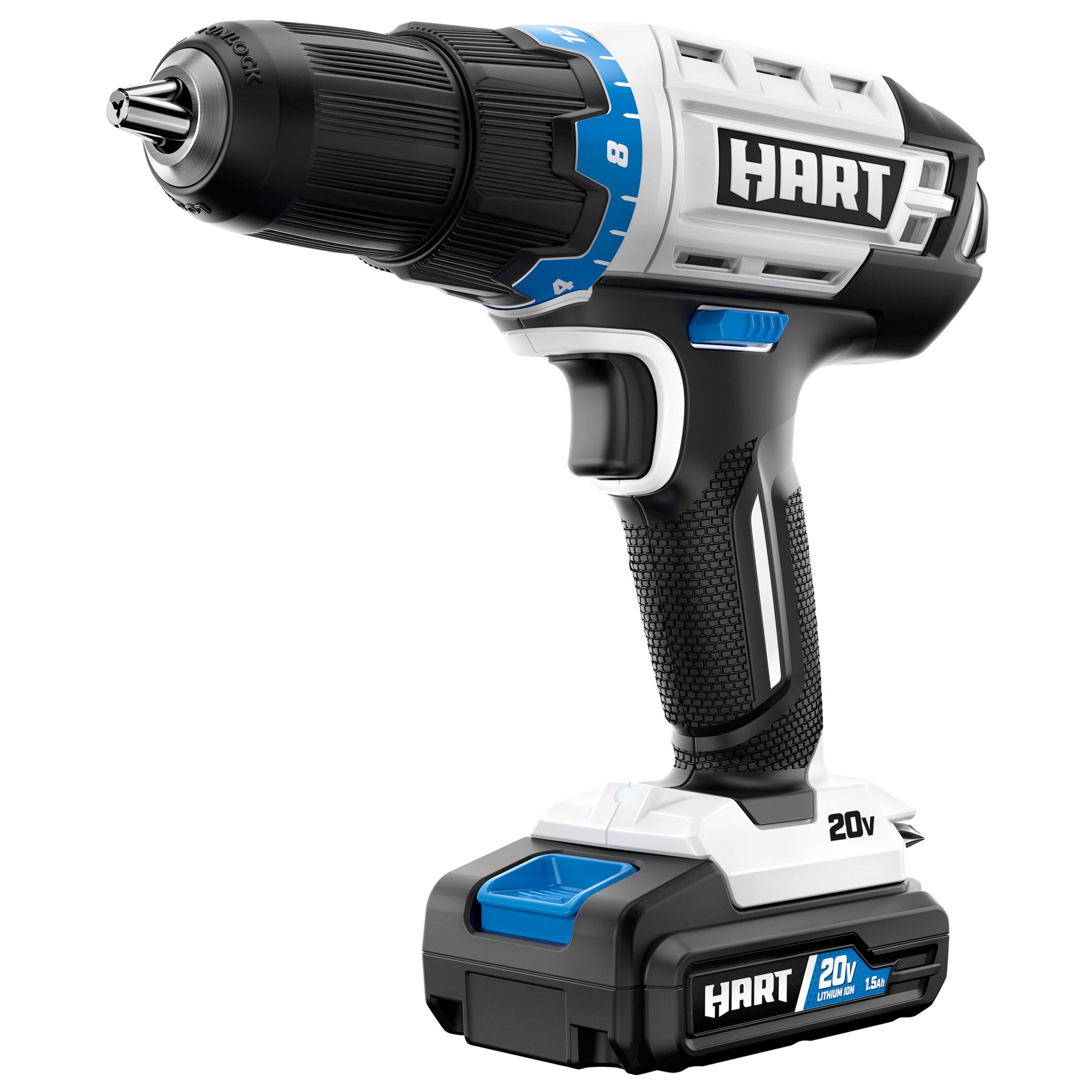 HART 20-Volt Cordless Drill/Driver with 29-Pc Titanium Bit Set | Image