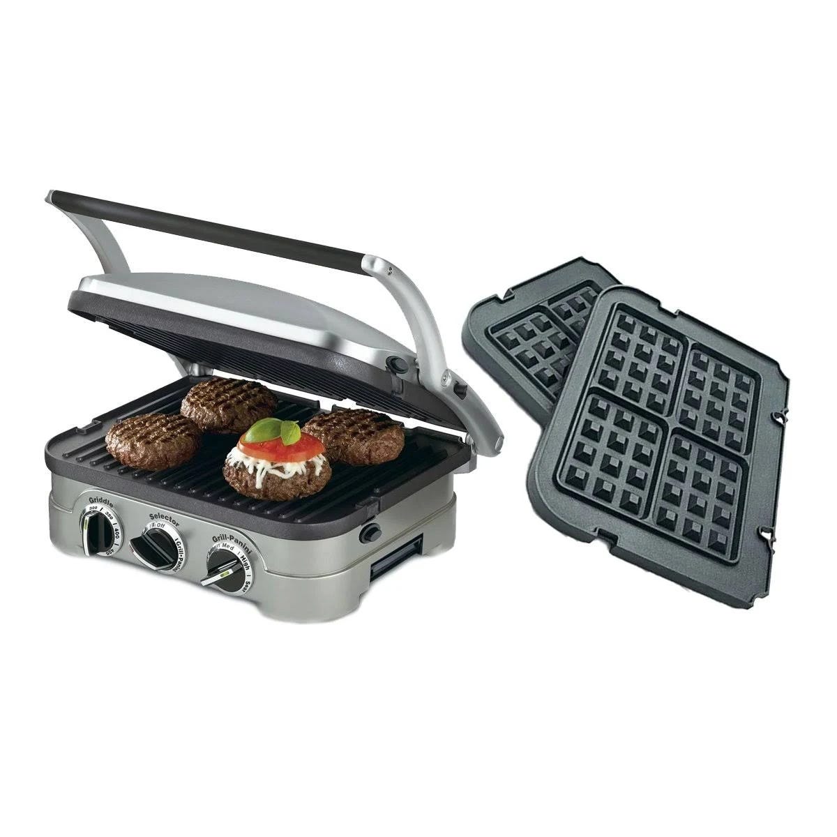 Versatile Cuisinart Griddler & Waffle Plates Set for Home Cooking | Image