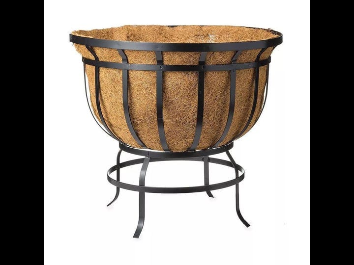 plow-hearth-footed-steel-round-basket-planter-with-natural-coir-liner-1