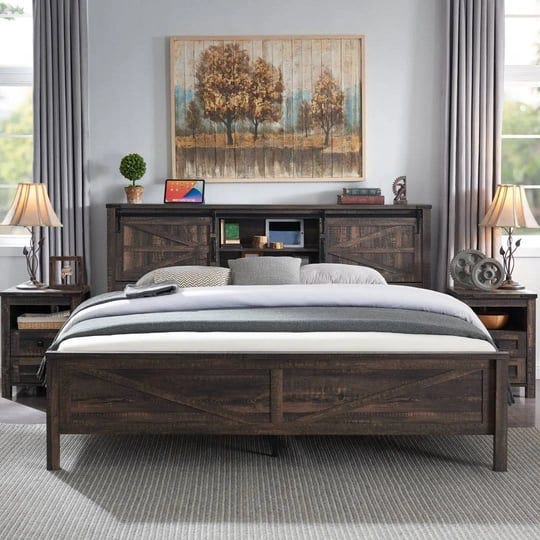 arrin-farmhouse-bed-frame-with-charging-station-and-2-tier-storage-headboard-sliding-barn-door-graci-1