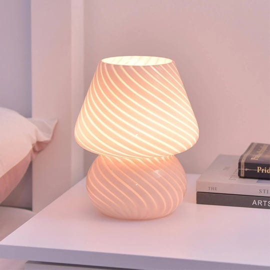 translucent-table-mushroom-lamp-modern-striped-glass-bedside-lamps-with-remote-controller-pink-1