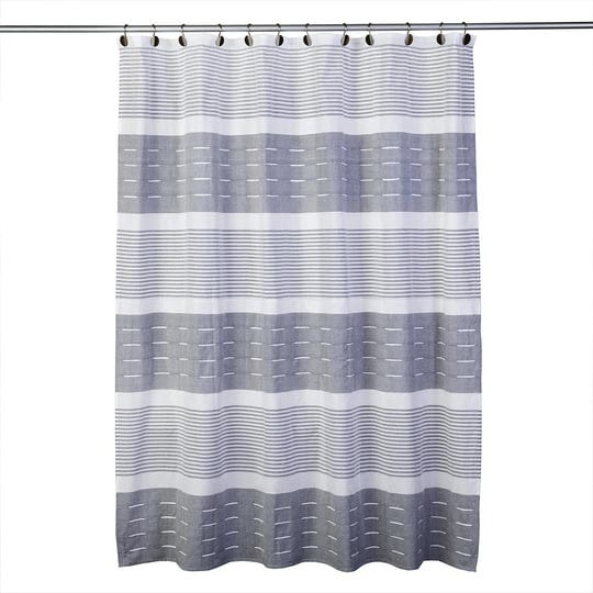 pleated-striped-shower-curtain-gray-skl-home-1