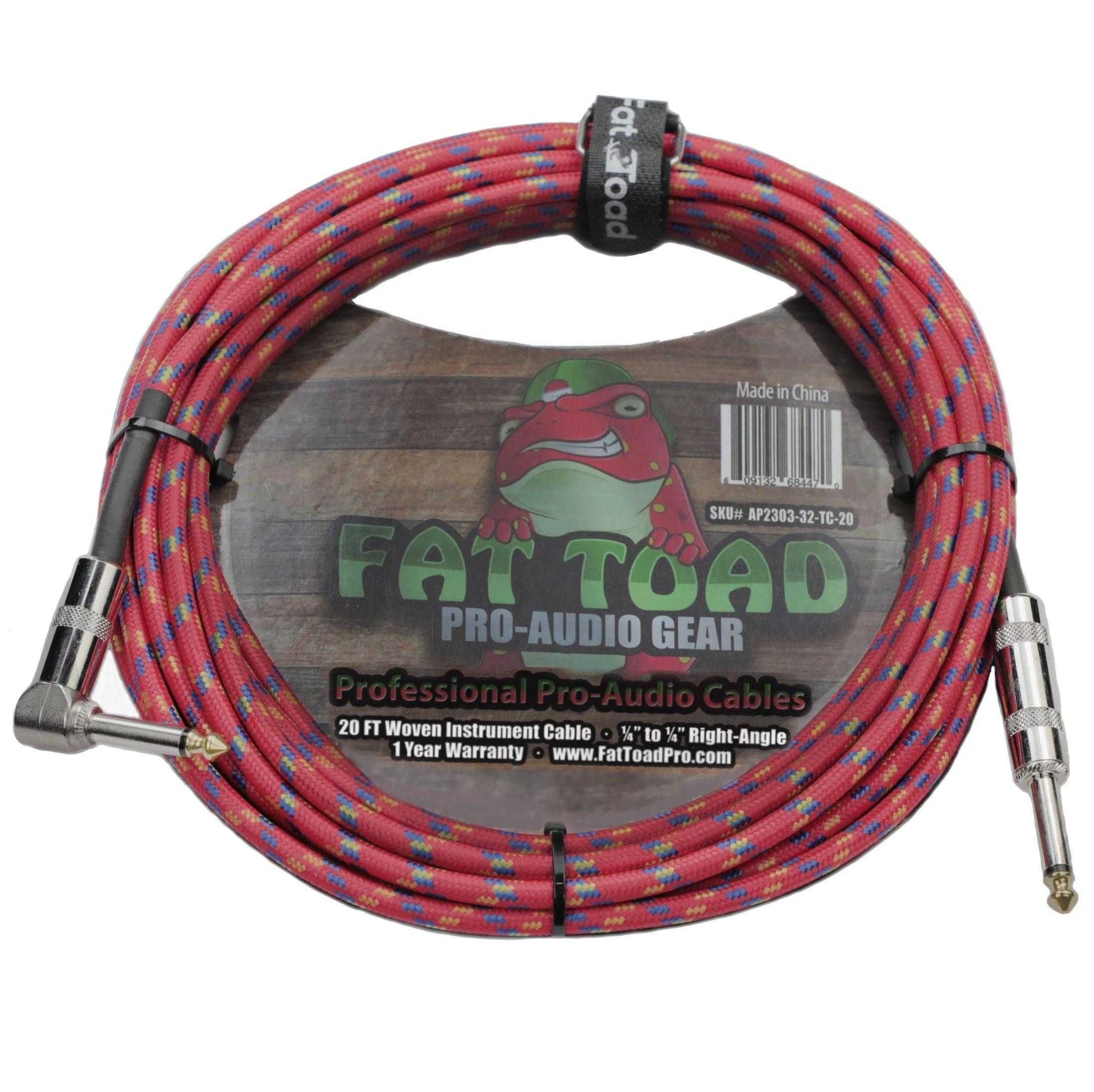 Tweed Cloth Woven Guitar Cable for Reliable Outdoor Performance | Image