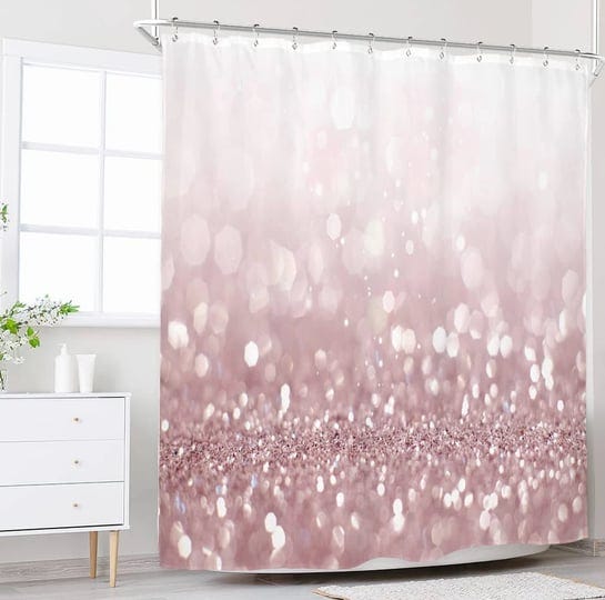 riyidecor-fabric-pink-glitter-bling-shower-curtain-bathroom-decor-for-women-girl-72wx72h-inch-rose-g-1