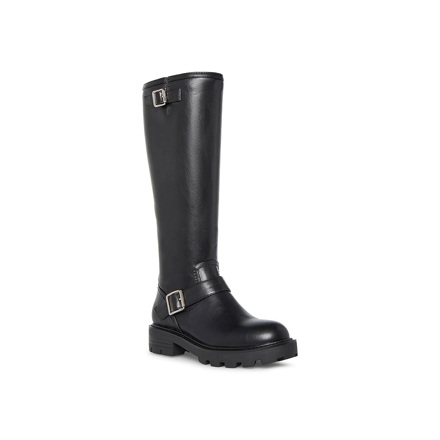 Madden Girl Freedom Black Mid-Shaft Boots | Image