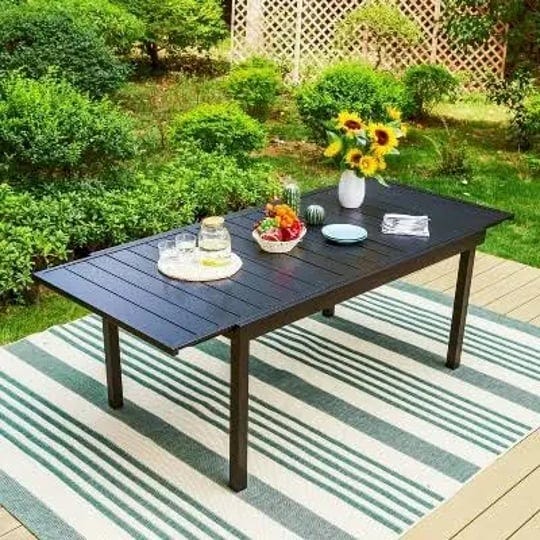 outdoor-expandable-rectangle-steel-dining-table-captiva-designs-1