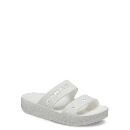 crocs-unisex-baya-platform-glitter-slide-sandal-womens-size-11-white-1