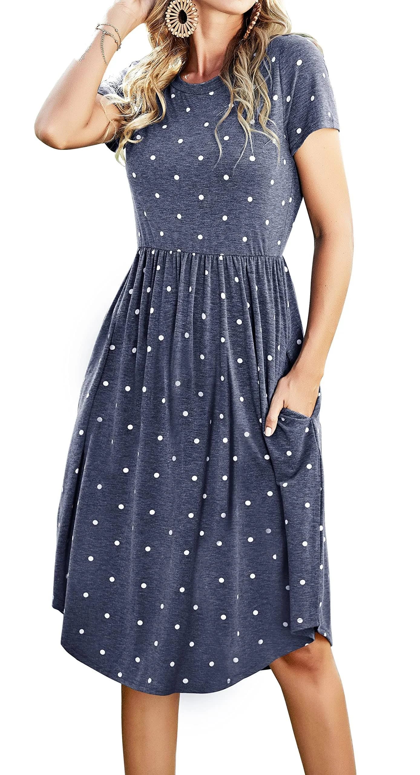 Comfortable and Breathable Empire Waist Summer Dress | Image
