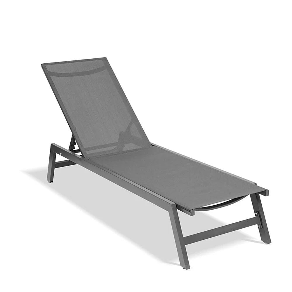 Lowe's Grayscale Chaise Lounge Chair for Relaxation | Image