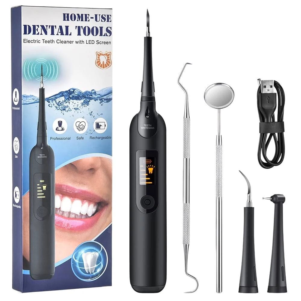 Electric Tooth Cleaner with Ultrasonic Plaque Remover | Image