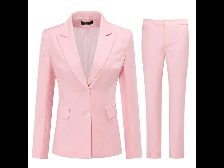 yynuda-womens-2-piece-business-outfit-two-button-peak-lapel-suit-blazerpants-pink-m-1