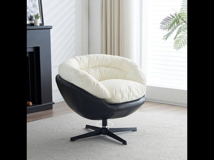 modern-comfy-accent-two-tone-round-360-swivel-club-arm-chairs-swivel-chair-for-living-room-black-1