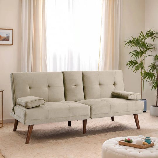 futzca-60-small-loveseat-3-in-1-cute-convertible-sofa-bed-beige-1