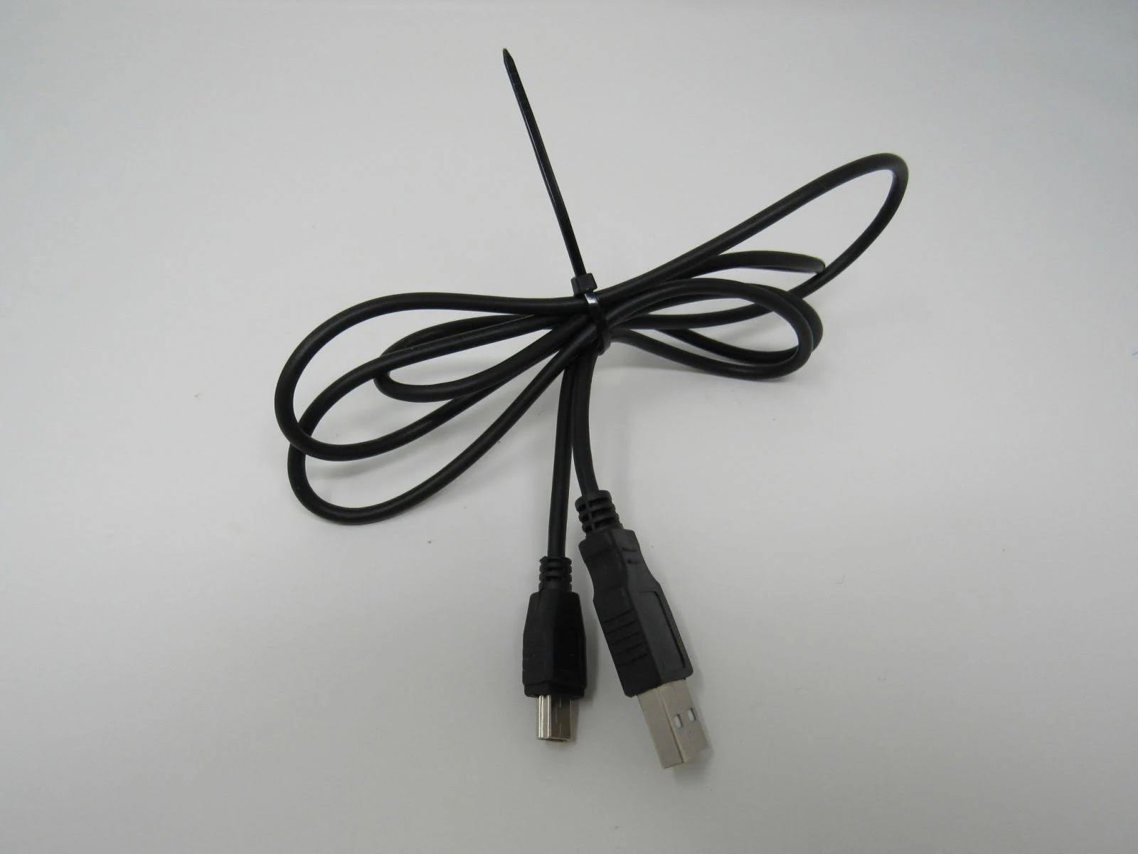 Mini USB Cable - 3.5ft Black Plastic Connector | Image