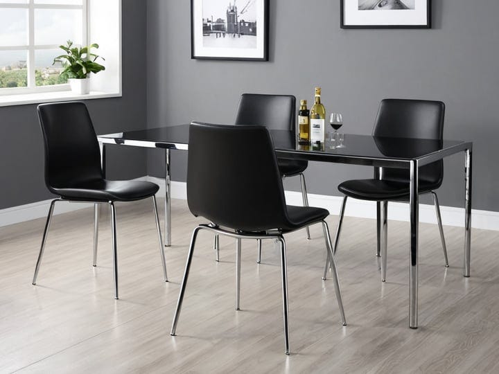 Black-Chrome-Kitchen-Dining-Chairs-3