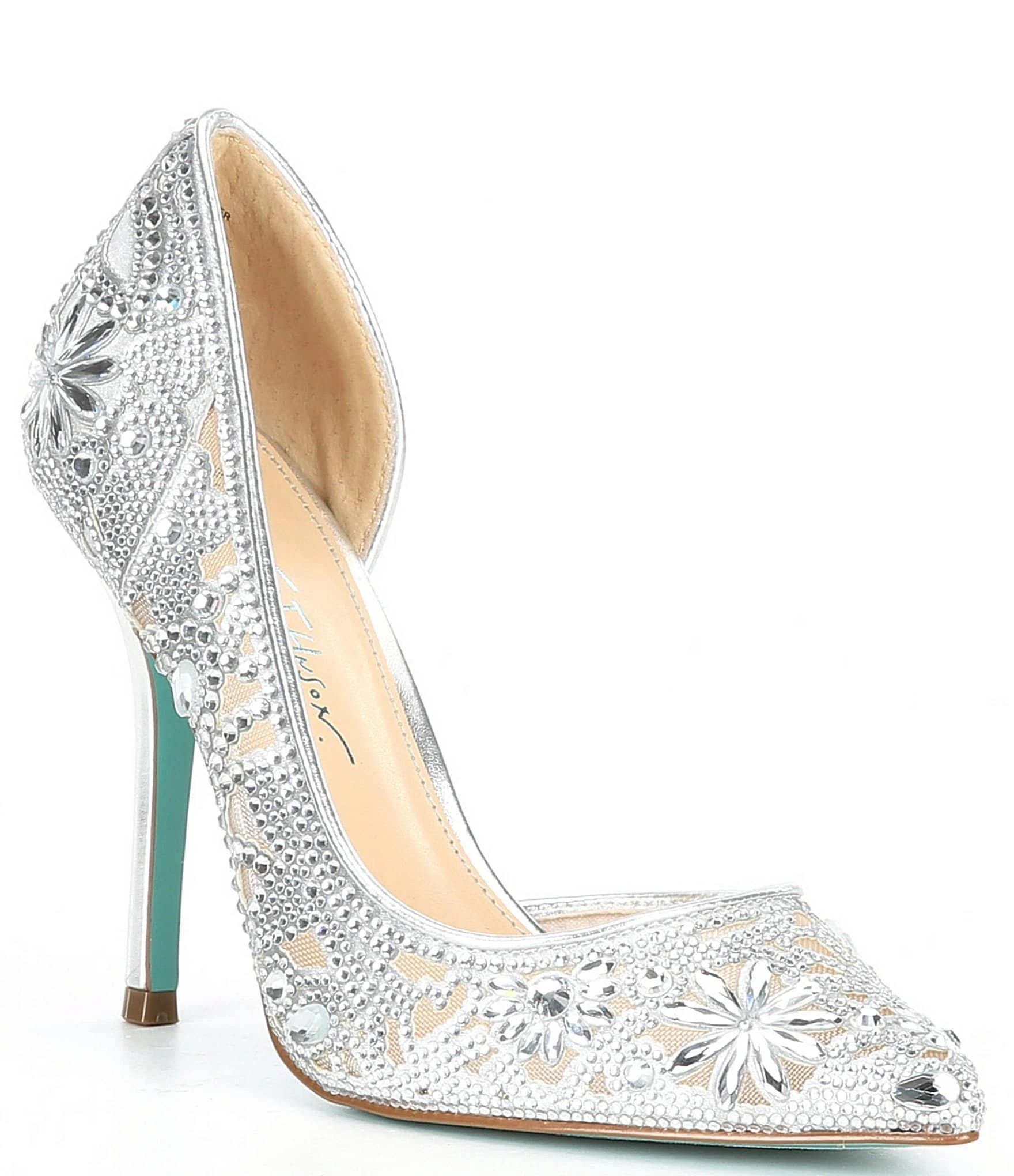 Betsey Johnson Rhinestone Embellished Pumps | Image