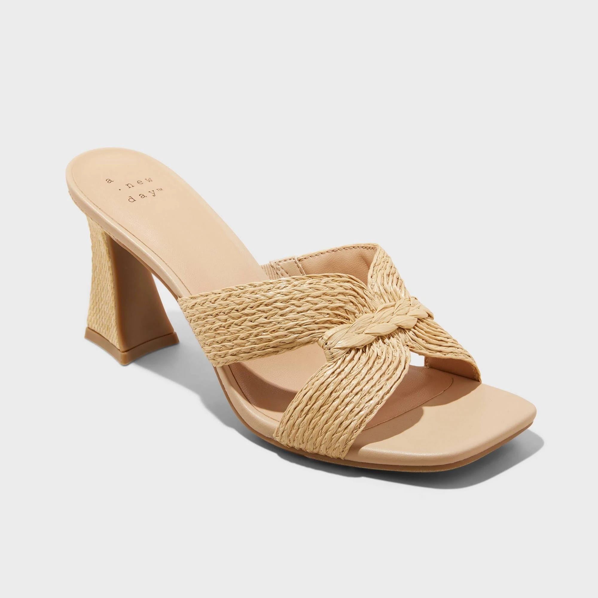 Chic Beige Tia Mule Heels by A New Day | Image