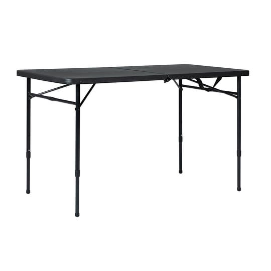 mainstays-4-foot-fold-in-half-adjustable-folding-table-rich-black-1