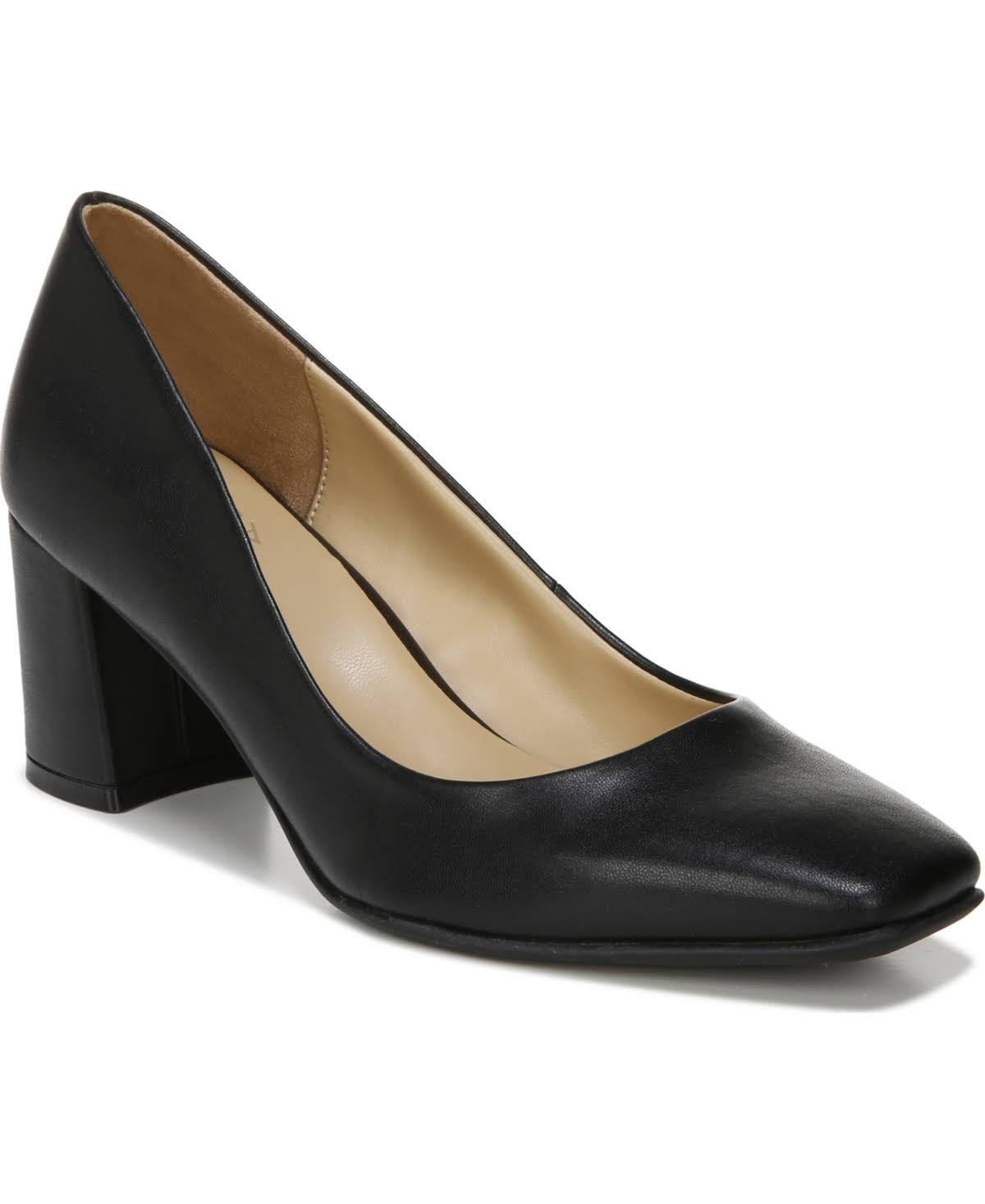 Comfortable Block Heel Pump with Square Toe - Naturalizer Warner 8 | Image