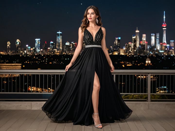 Long-Black-Flowy-Dress-2