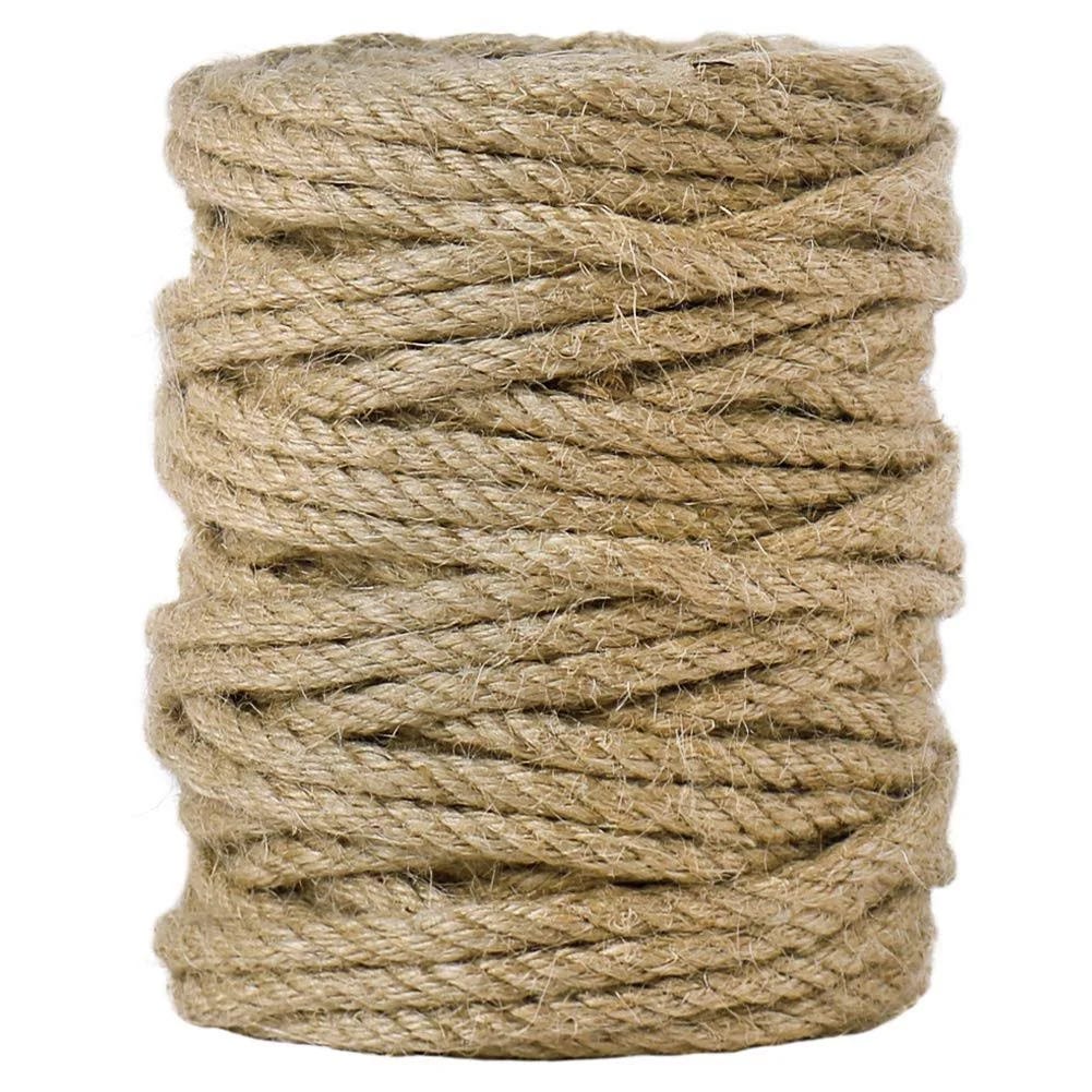 Heavy Duty Jute Twine: Versatile and Environmentally Friendly Rope for Crafting, Gardening, and Home Decor | Image