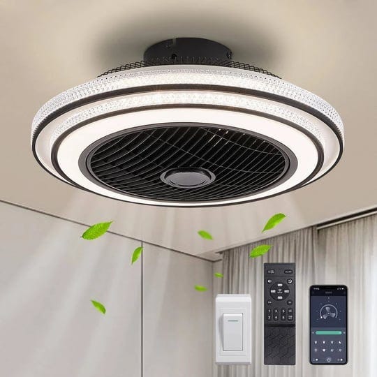 20-in-led-indoor-black-ceiling-fan-with-dimmable-light-low-profile-flush-mount-ceiling-fan-with-app--1