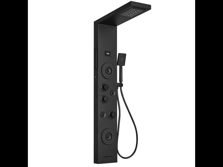 ytpl09-shower-panel-system-matte-black-waterfall-shower-panel-system-with-5-way-diverter-valve-inclu-1