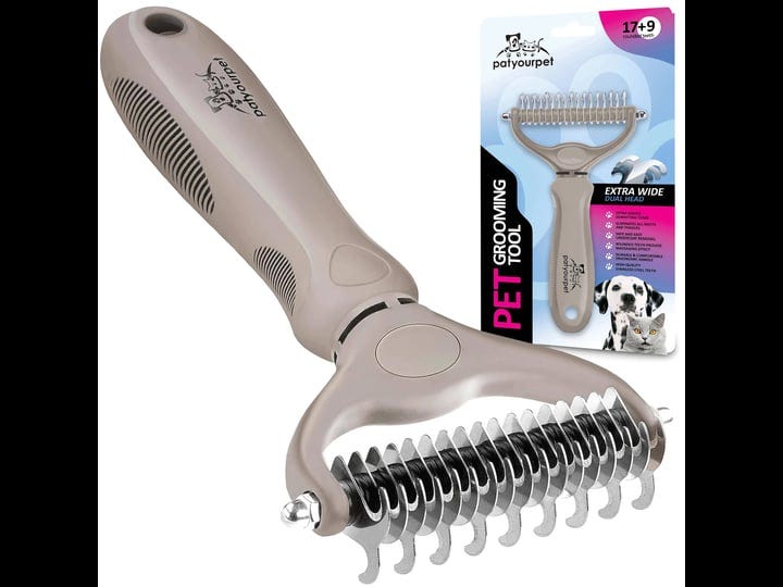 pat-your-pet-deshedding-dog-brush-double-sided-undercoat-grooming-rake-for-dogs-cats-dematting-comb--1