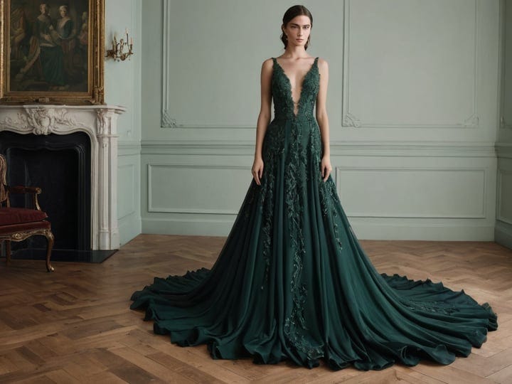 Dark-Green-Dress-For-Wedding-3