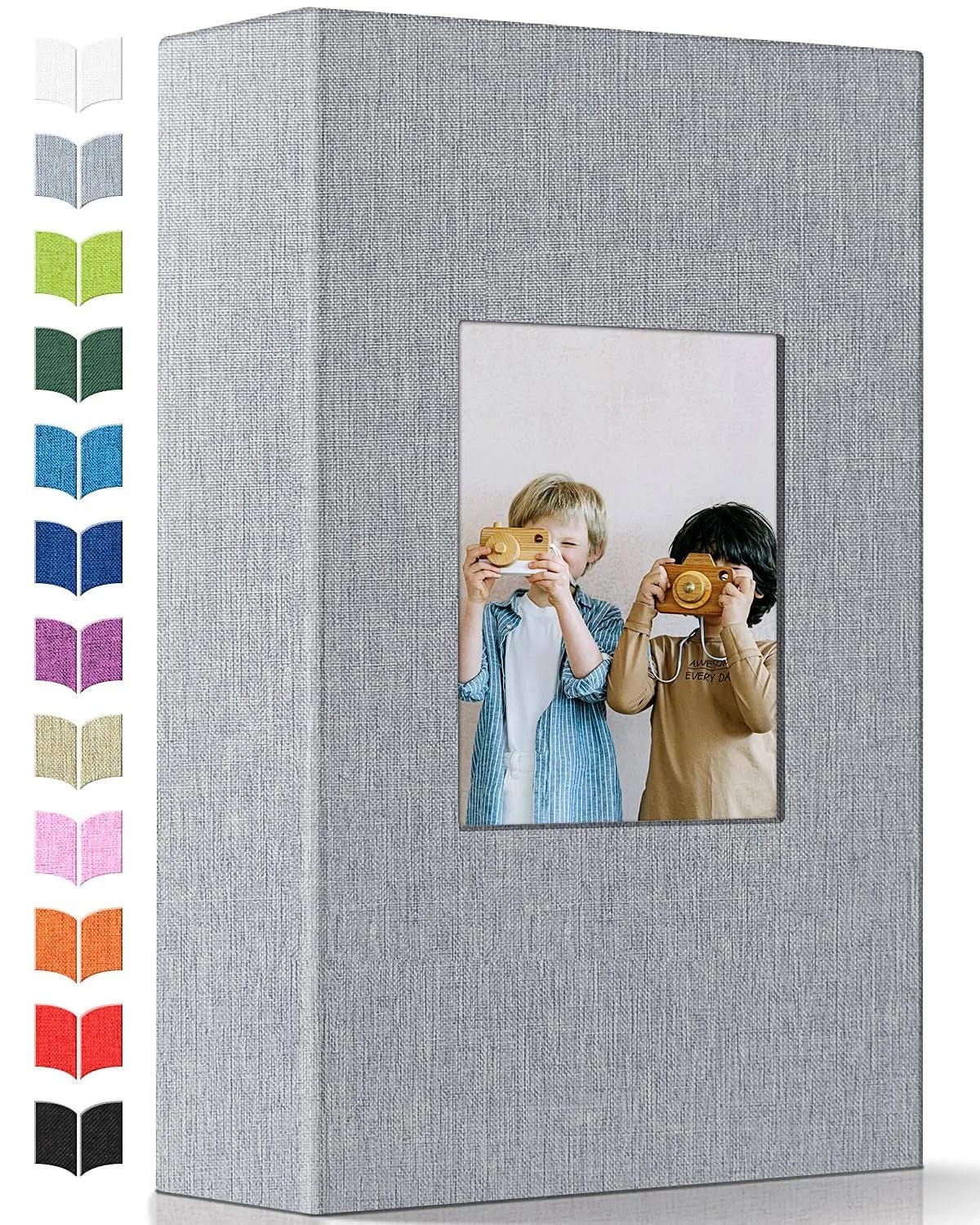 Artfeel 4x6 Photo Album with 300 Pockets - Linen Cover Memory Book for Precious Memories | Image
