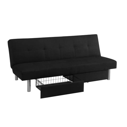 dhp-sola-convertible-sofa-with-storage-black-1