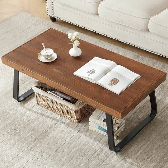 ibf-natural-wood-coffee-table-rustic-solid-real-wood-center-table-for-living-room-rectangle-metal-mo-1