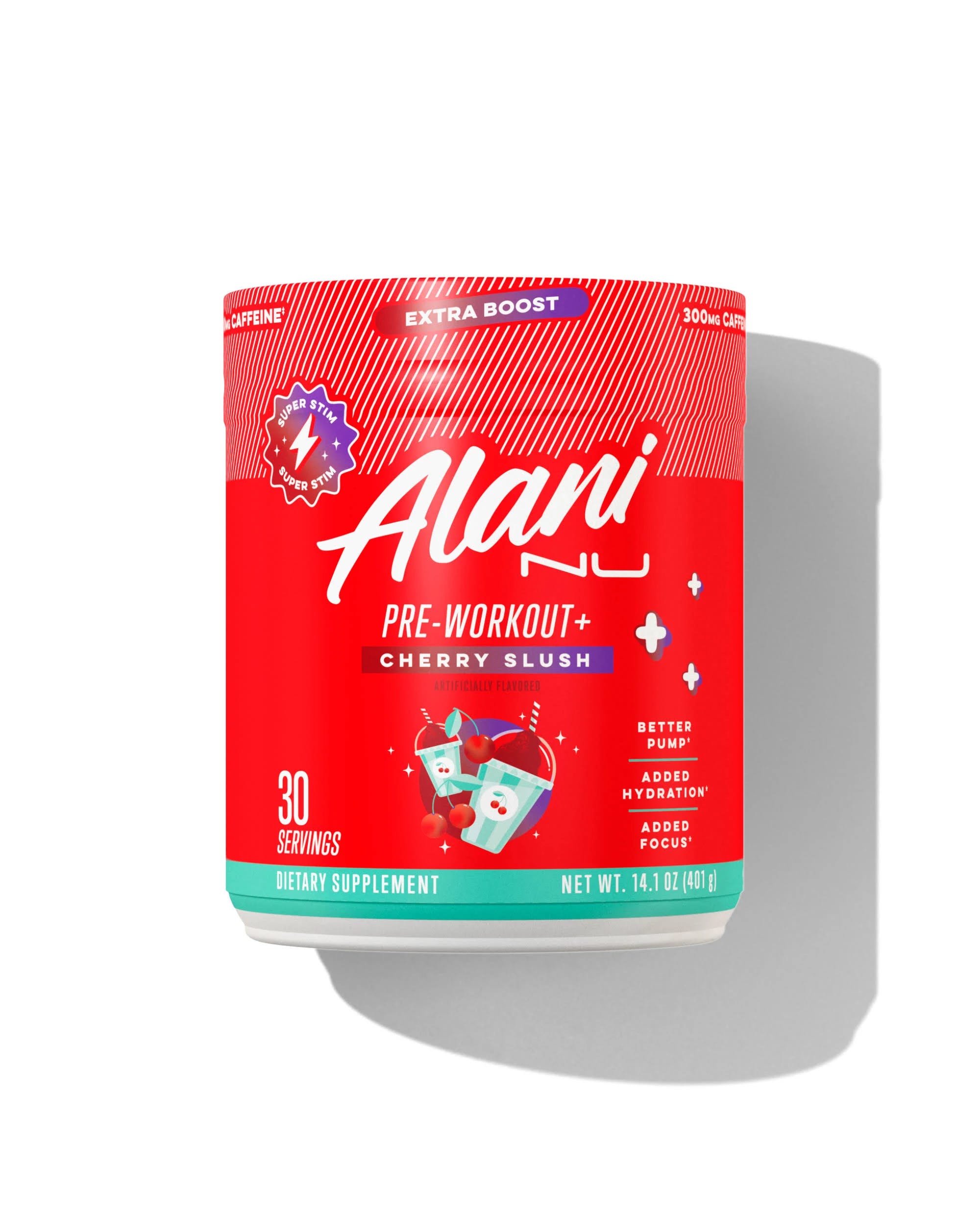 Alani Nu PreVegan Cherry Slush Pre-Workout - 30 Servings | Image