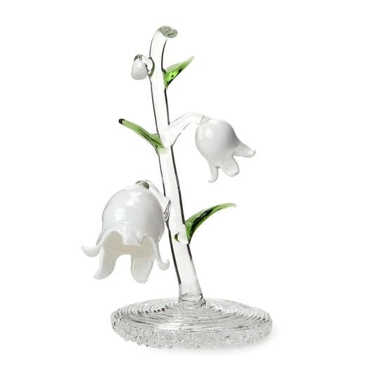 glass-birth-month-flower-may-lily-of-the-valley-glass-art-statues-sculptures-3d-wall-art-ceramics-bi-1
