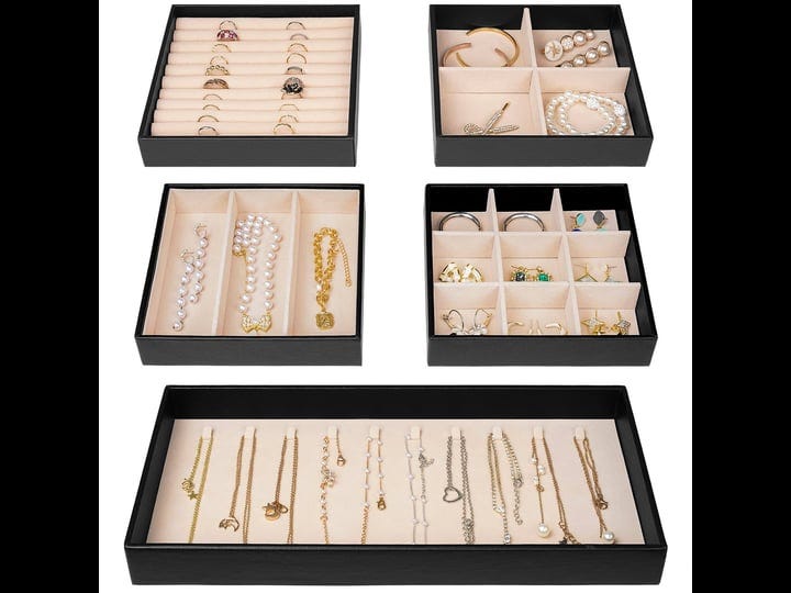 procase-stackable-jewelry-tray-drawer-organizer-necklace-storage-jewellery-display-trays-box-for-dre-1