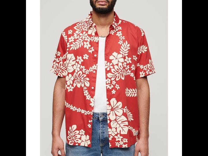 superdry-mens-hawaiian-shirt-red-size-l-1