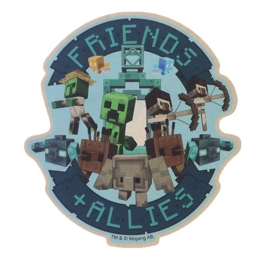 5-friends-and-allies-travel-sticker-minecraft-legends-minecraft-legendz-1