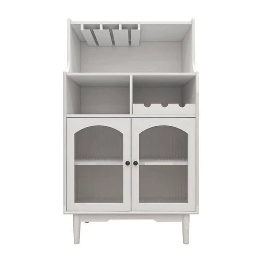 white-wine-cabinet-with-removable-wine-rack-and-wine-glass-rack-a-glass-door-cabinet-1