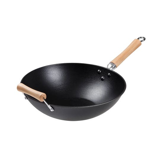 joyce-chen-14-in-cast-iron-wok-black-1