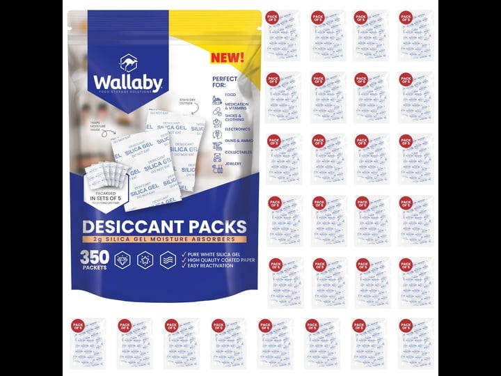 wallaby-5-gram-350-packets-food-safe-pure-white-silica-gel-desiccant-dehumidifier-packs-rechargeable-1