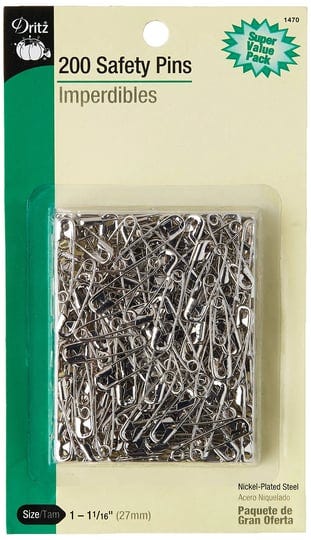 dritz-safety-pins-silver-size-1-200-count-1