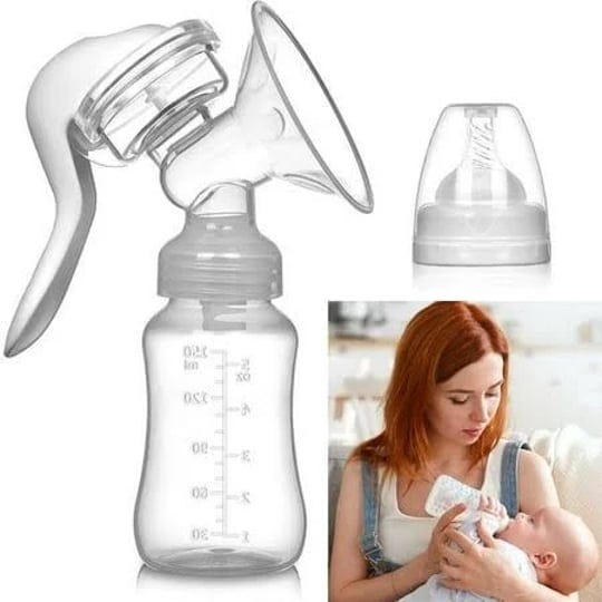 manual-breast-pump-for-breastfeeding-silicone-hand-pump-travel-portable-small-manual-breast-milk-cat-1